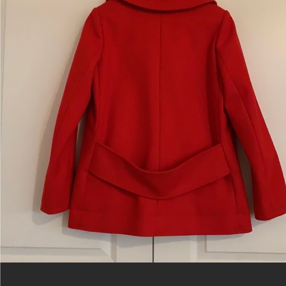 Club Monaco Italian wool double breasted pea coat - Picture 3 of 7